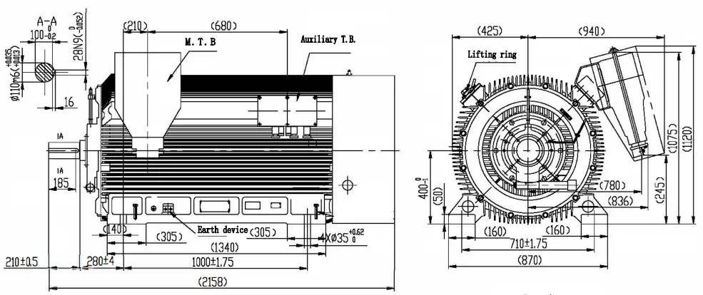 frame size illustration