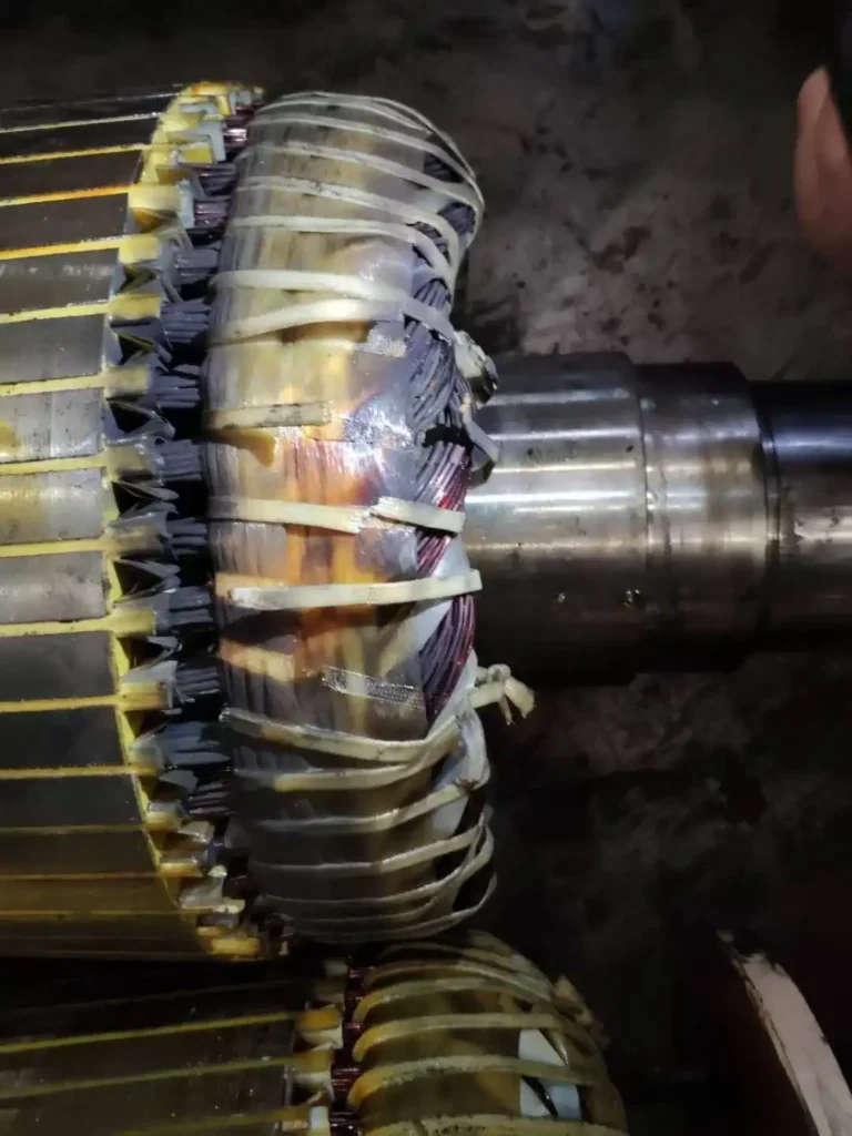 Motor rotor testing