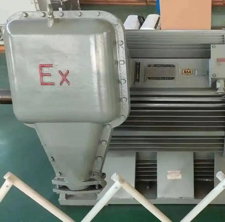 This is an explosion proof industrial motor